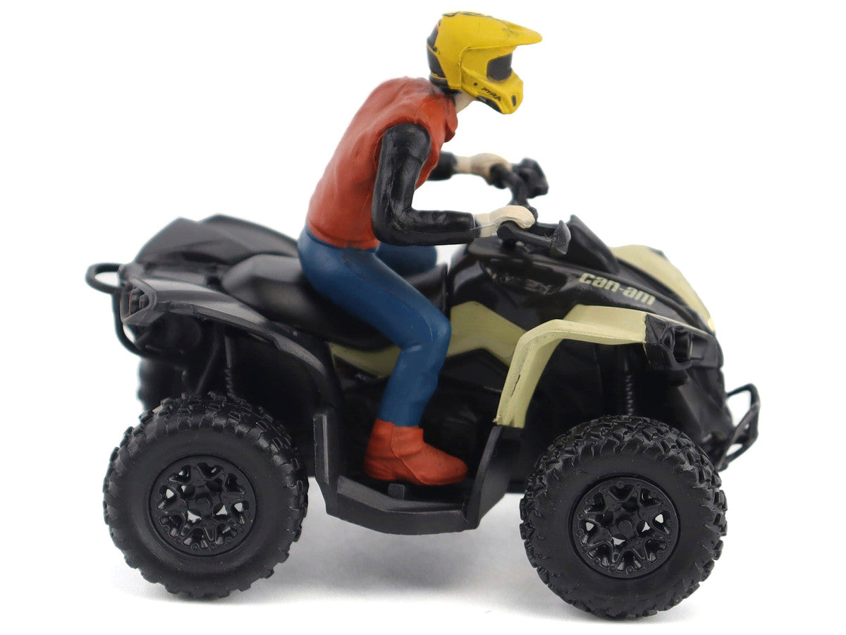 Can-Am Renegade X XC 1000R ATV Desert Tan with Driver Figure 1/32 Diecast Model by BRP Models BRP Models