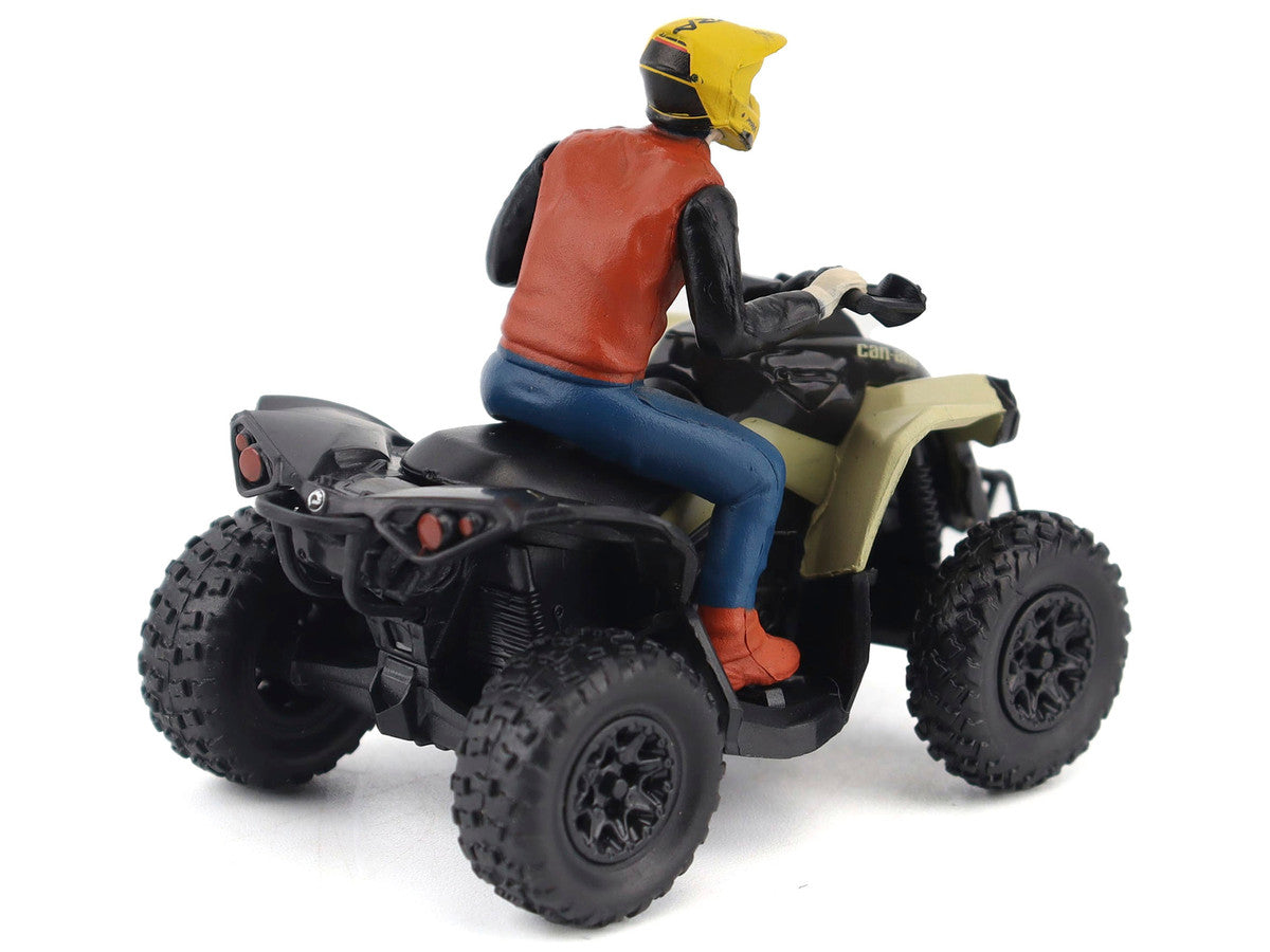 Can-Am Renegade X XC 1000R ATV Desert Tan with Driver Figure 1/32 Diecast Model by BRP Models BRP Models