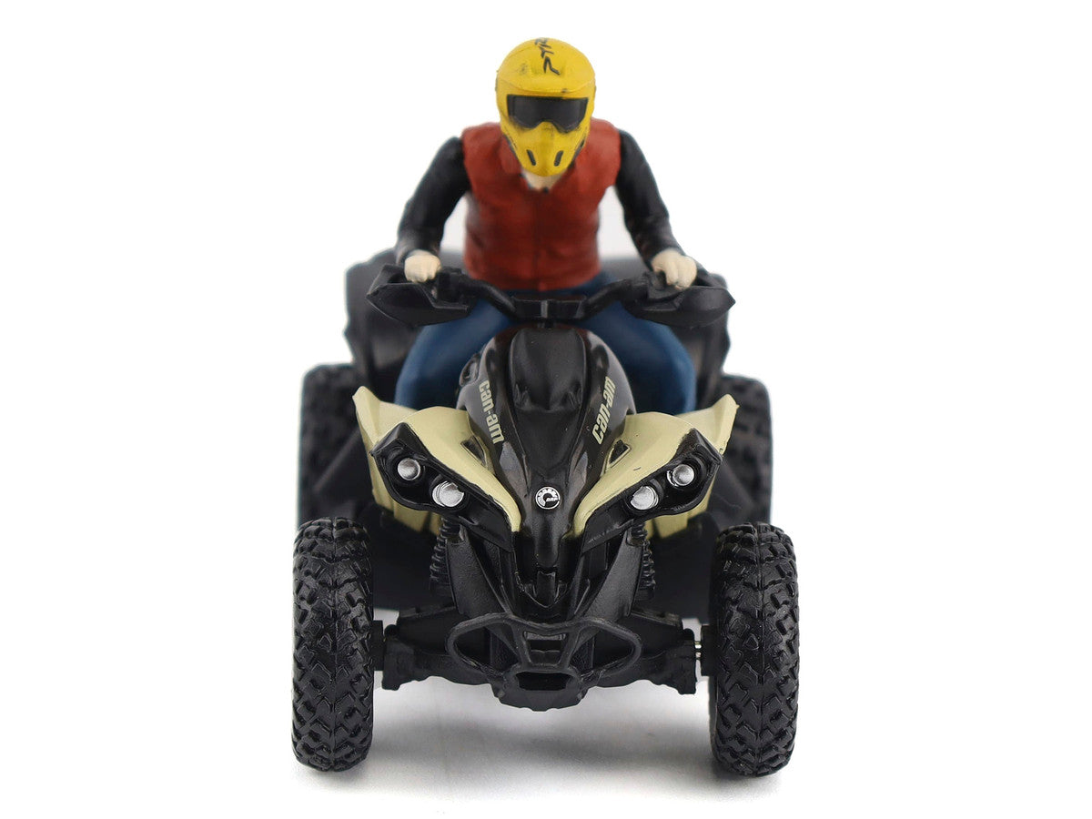 Can-Am Renegade X XC 1000R ATV Desert Tan with Driver Figure 1/32 Diecast Model by BRP Models BRP Models