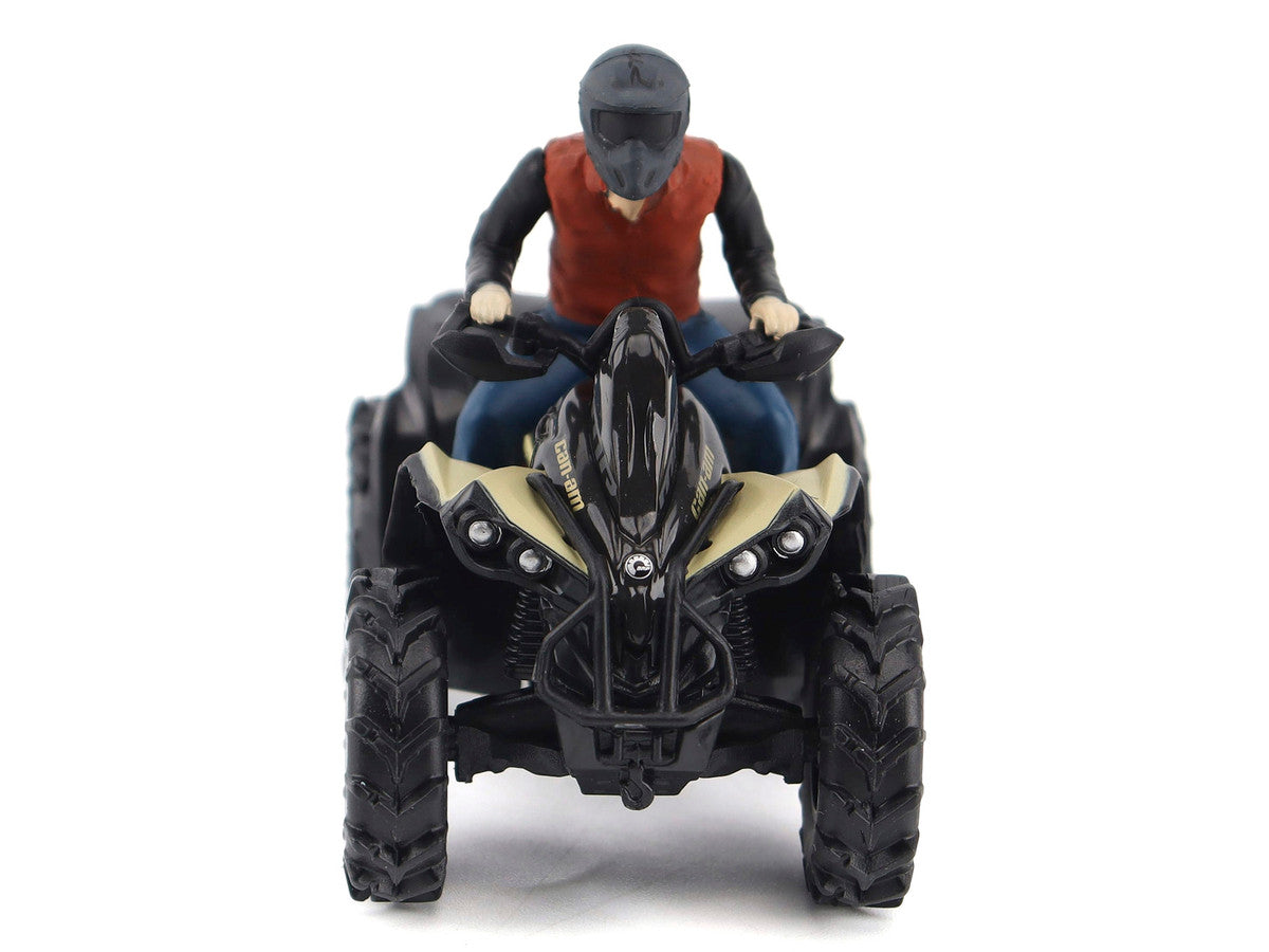 Can-Am Renegade X MR 1000R ATV Desert Tan with Driver Figure 1/32 Diecast Model by BRP Models BRP Models