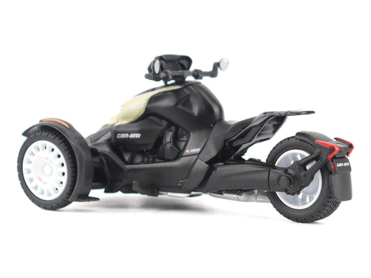 Can-Am Ryker Rally 3-Wheel Motorcycle Sand Storm and Black 1/32 Diecast Model by BRP Models BRP Models