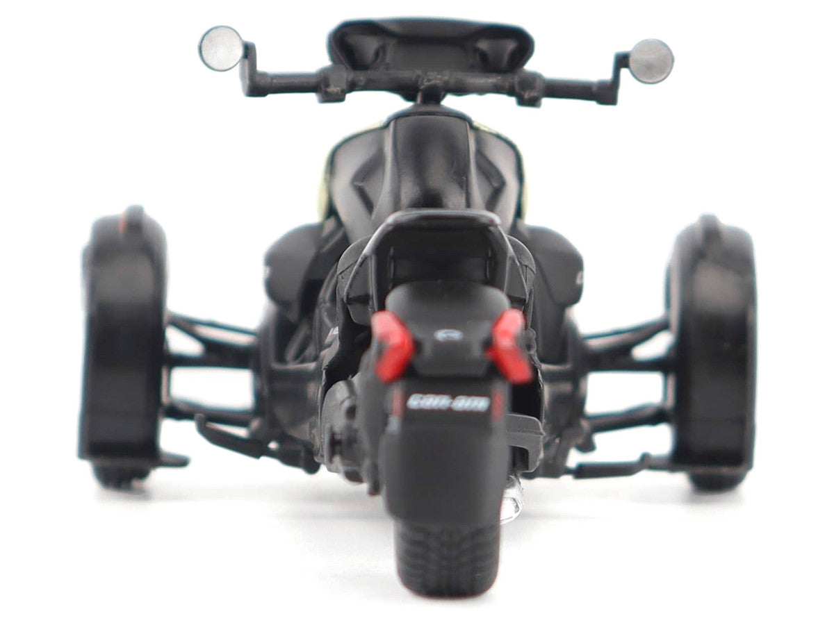 Can-Am Ryker Rally 3-Wheel Motorcycle Sand Storm and Black 1/32 Diecast Model by BRP Models BRP Models