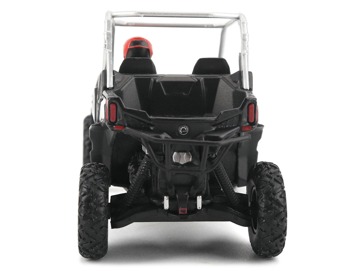 Can-Am Maverick Sport XXC 1000R Silver Metallic and Black with Driver Figure 1/32 Diecast Model by BRP Models BRP Models