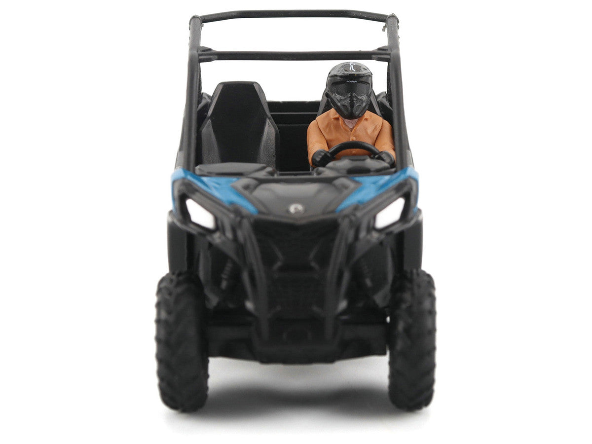 Can-Am Maverick Trail DPS 1000 Blue and Black with Driver Figure 1/32 Diecast Model by BRP Models BRP Models