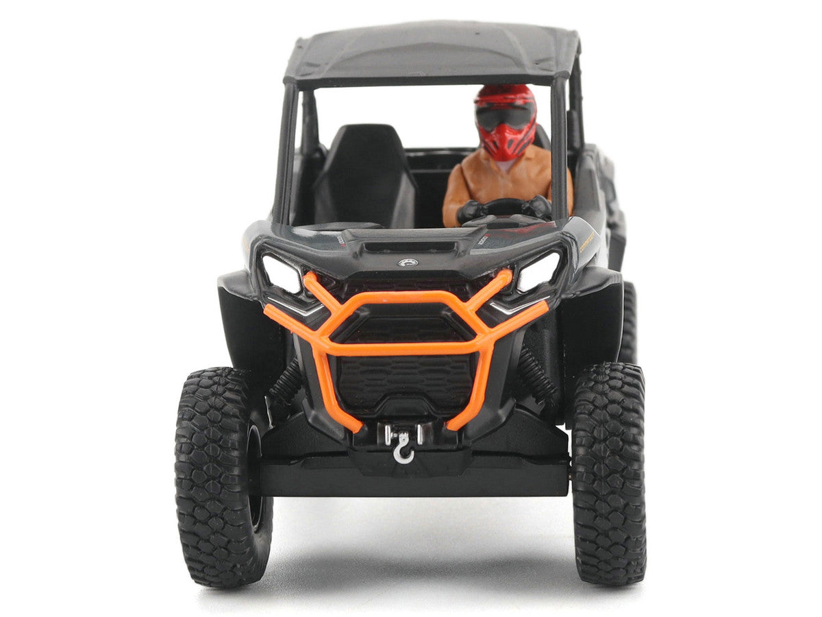 Can-Am Commander XT-P 1000R Gray and Orange with Driver Figure 1/32 Diecast Model by BRP Models BRP Models