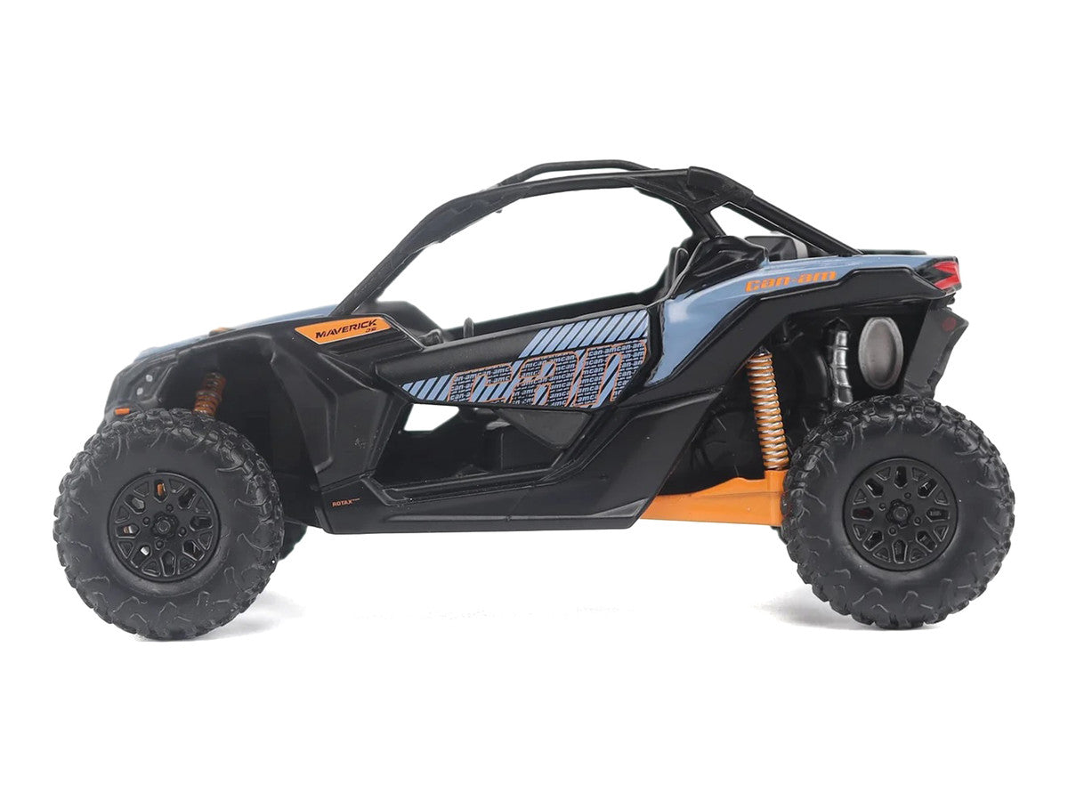 Can-Am Maverick X3 DS Turbo Blue and Orange 1/32 Diecast Model by BRP Models BRP Models
