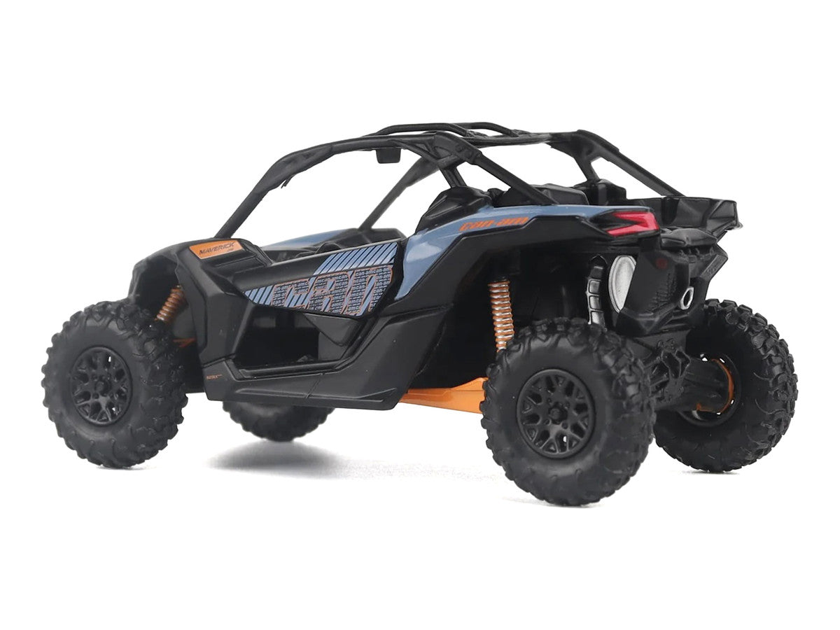 Can-Am Maverick X3 DS Turbo Blue and Orange 1/32 Diecast Model by BRP Models BRP Models