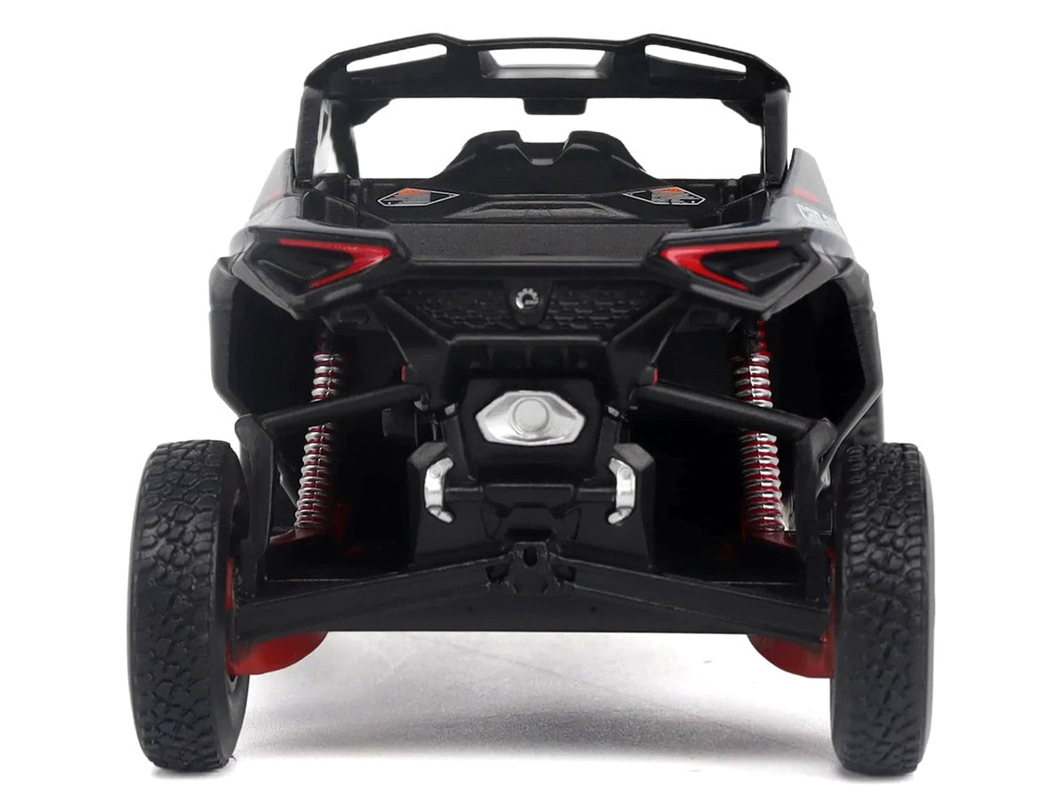 Can-Am Maverick R X RS with Smart-Shox Dark Blue and Red 1/32 Diecast Model by BRP Models BRP Models