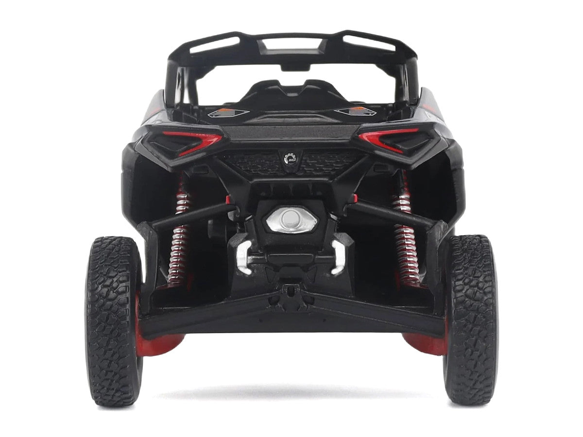 Can-Am Maverick R MAX X RS with Smart-Shox Dark Blue and Red 1/32 Diecast Model by BRP Models BRP Models