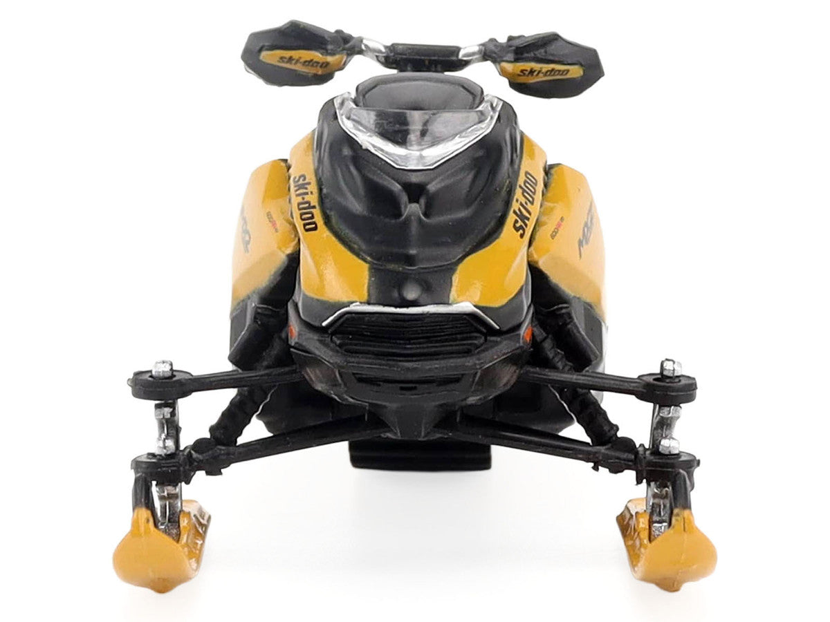 Ski-Doo MXZ XRS 20th Anniversary Snowmobile Yellow 1/32 Die Cast Model by BRP Models BRP Models