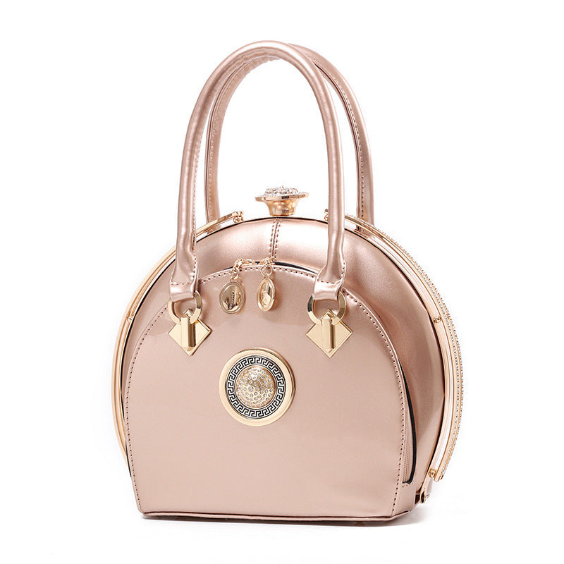 Bright leather high-end handbags noble fashion trend LadyShow.Store