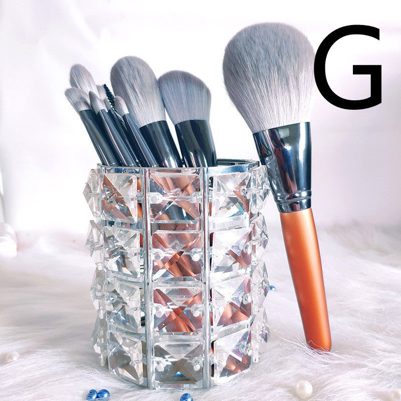 12 Makeup Brushes Loose Powder Eyeshadow Contouring Brush Set LadyShow.Store