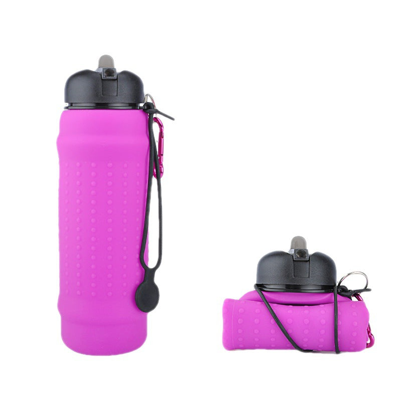 Portable Silicone Water Bottle for Outdoor Travel LadyShow.Store