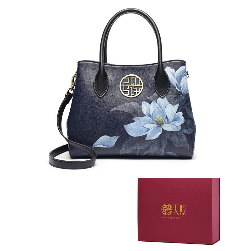 Women's New Stylish Leather Handbag Fashion Chinese Style LadyShow.Store