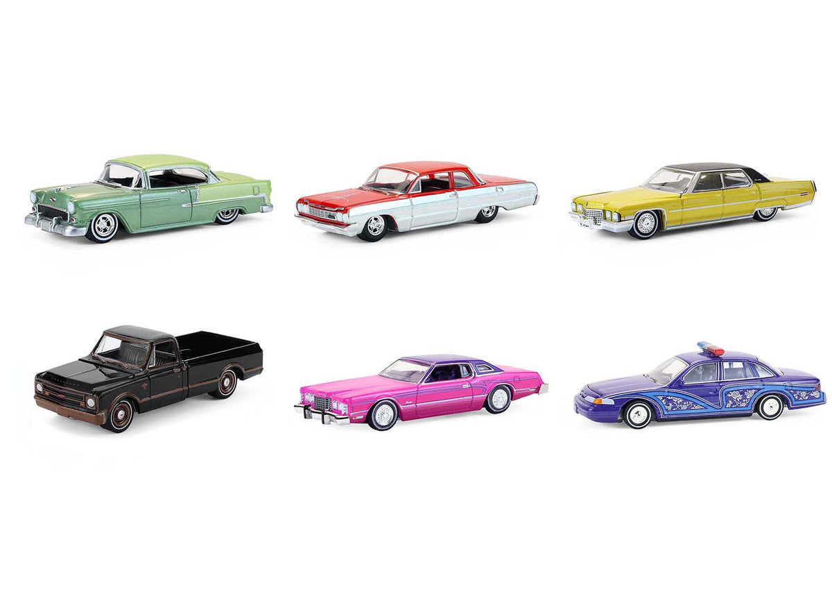 "California Lowriders" Series 7 Set of 6 pieces 1/64 Diecast Model Cars by Greenlight Greenlight