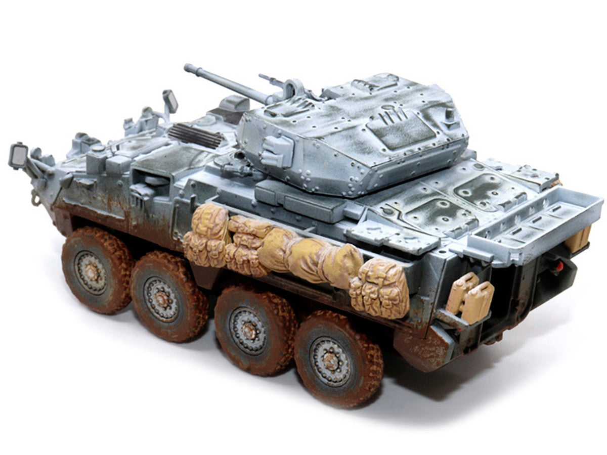 United States M1296 Stryker ICV (Infantry Carrier Vehicle) Dragoon Olive Drab (Snowy Version) "2nd Cav. Germany" (2020) "NEO Dragon Armor" Series 1/72 Plastic Model by Dragon Models Dragon Models