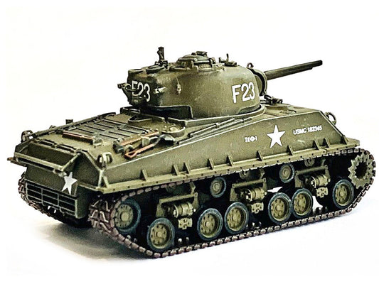 United States M4A3 HVSS POA-CWS-H5 Flamethrower Tank Olive Drab F-23 "US Marine Corps Korea" (1951) "NEO Dragon Armor" Series 1/72 Plastic Model by Dragon Models Dragon Models