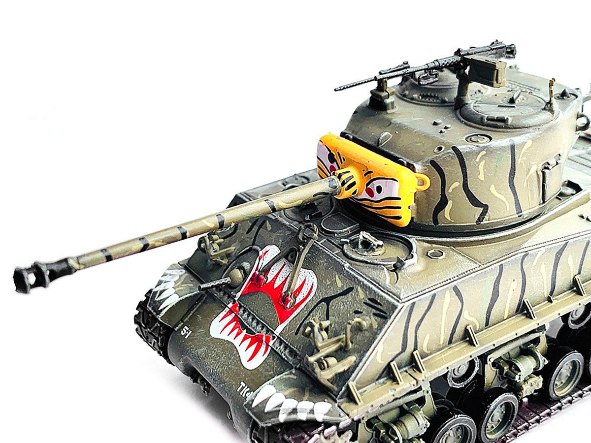 United States M4A3E8 Sherman "Tiger Face" Tank "24th Infantry Div. Han River Korea" (1951) "NEO Dragon Armor" Series 1/72 Plastic Model by Dragon Models Dragon Models