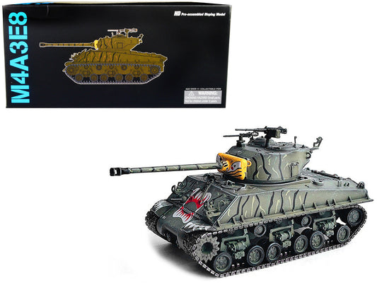 United States M4A3E8 Sherman "Tiger Face" Tank "24th Infantry Div. Han River Korea" (1951) "NEO Dragon Armor" Series 1/72 Plastic Model by Dragon Models Dragon Models