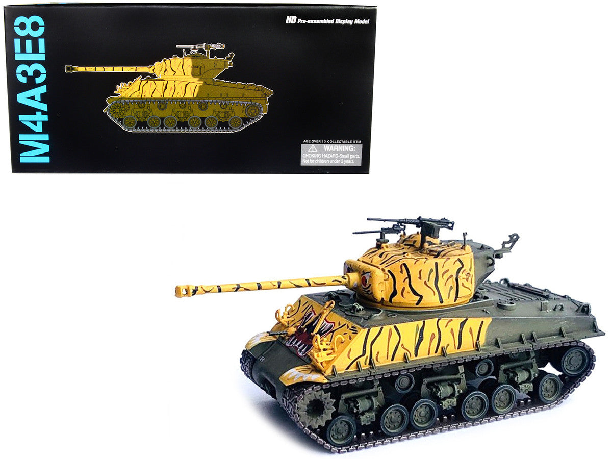 United States M4A3E8 Sherman "Tiger Face" Tank "24th Infantry Div. Korea" (1951) "NEO Dragon Armor" Series 1/72 Plastic Model by Dragon Models-0