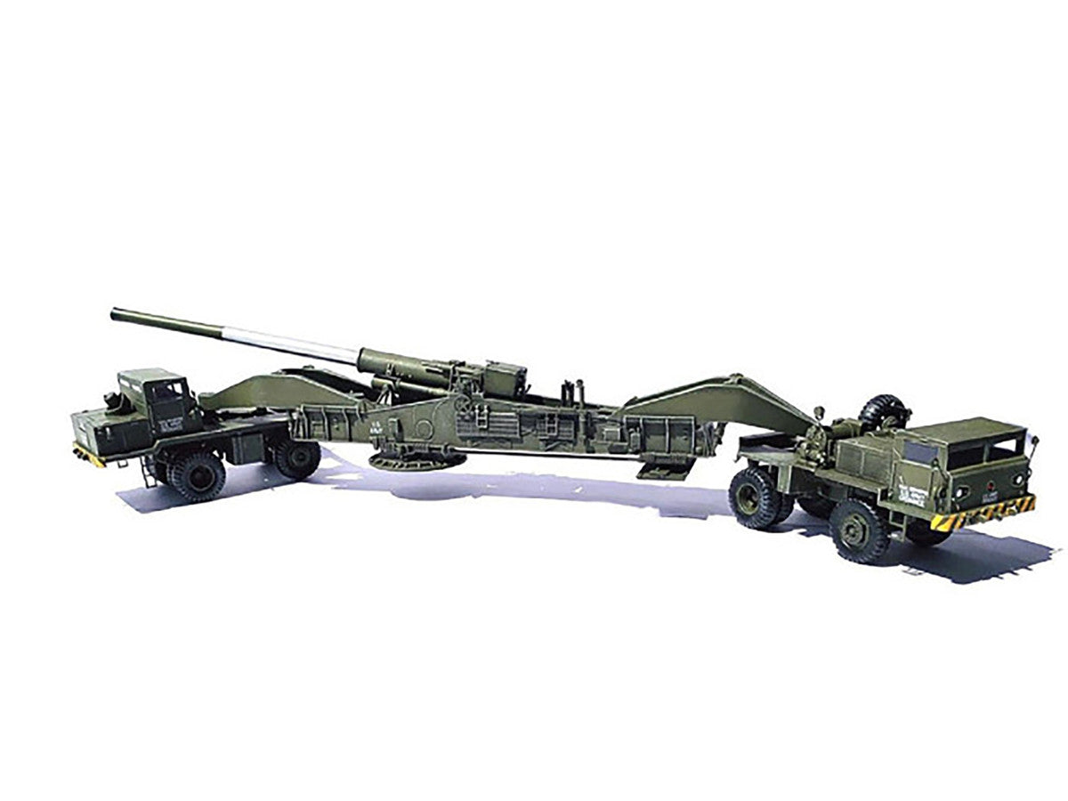 United States M65 Atomic Cannon "Atomic Annie" Artillery Olive Drab "Traveling Mode" US Army "NEO Dragon Armor" Series 1/72 Plastic Model by Dragon Models Dragon Models