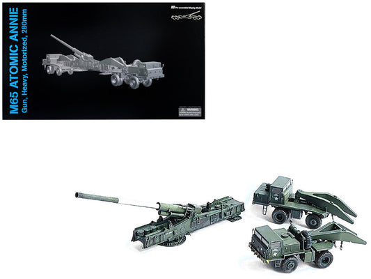 United States M65 Atomic Cannon "Atomic Annie" Artillery Olive Drab "Firing Mode" US Army "NEO Dragon Armor" Series 1/72 Plastic Model by Dragon Models Dragon Models