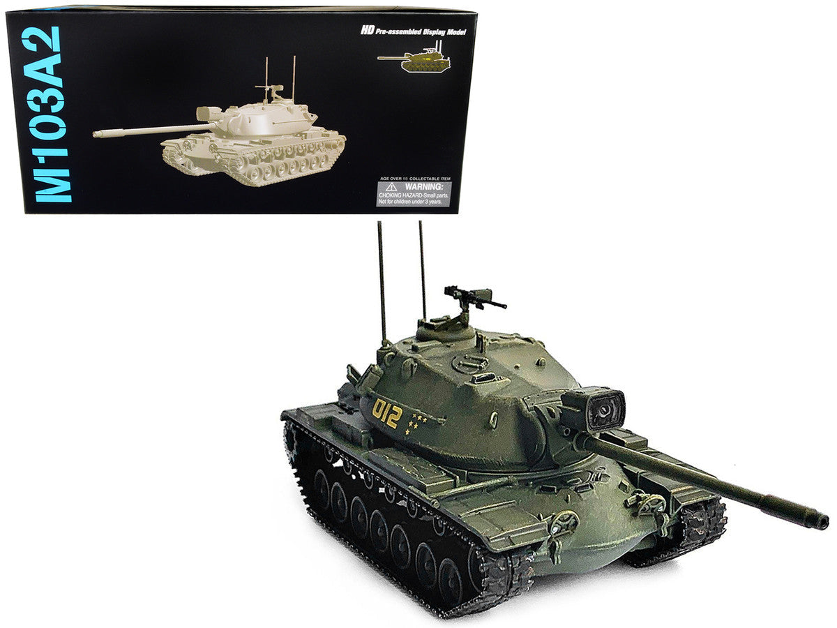 United States M103A2 Heavy Tank D12 Olive Drab "NEO Dragon Armor" Series 1/72 Plastic Model by Dragon Models Dragon Models