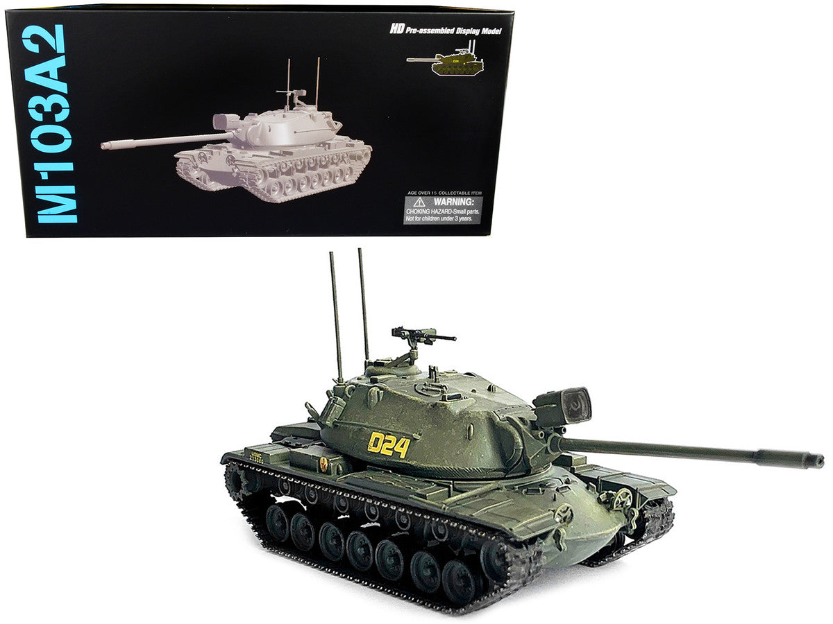 United States M103A2 Heavy Tank D24 Olive Drab "NEO Dragon Armor" Series 1/72 Plastic Model by Dragon Models Dragon Models