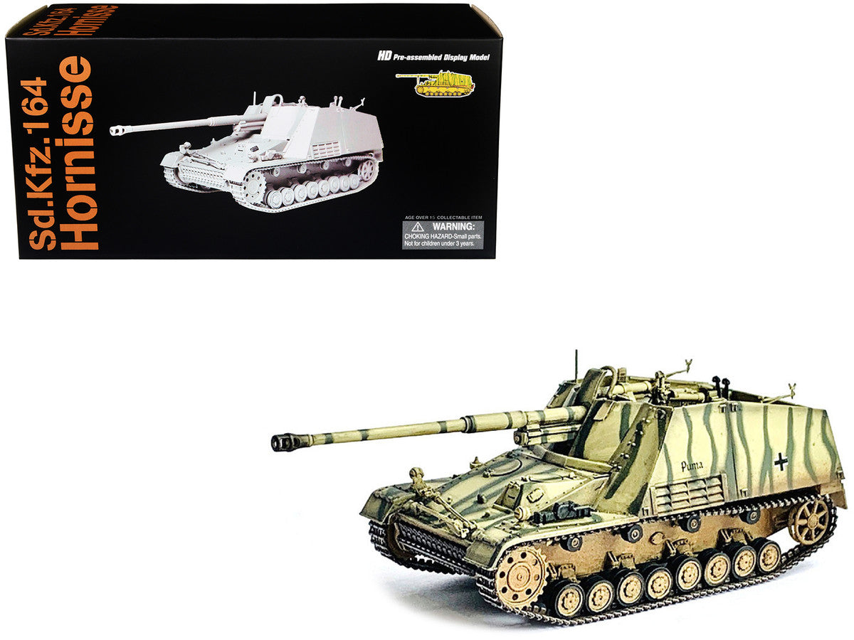 German Sd.Kfz.164 Hornisse "Nashorn" Armored Vehicle "Puma German Army" "NEO Dragon Armor" Series 1/72 Plastic Model by Dragon Models Dragon Models