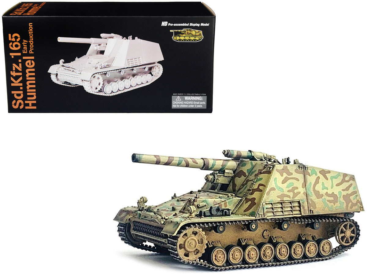 German Sd.Kfz.165 Hummel Self-Propelled Gun V1 "Early Production German Army" "NEO Dragon Armor" Series 1/72 Plastic Model by Dragon Models Dragon Models