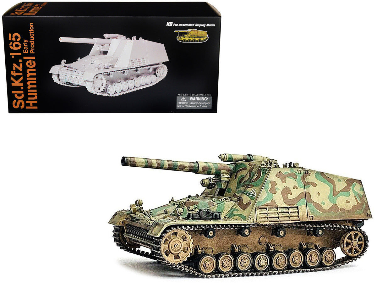 German Sd.Kfz.165 Hummel Self-Propelled Gun V2 "Early Production German Army" "NEO Dragon Armor" Series 1/72 Plastic Model by Dragon Models Dragon Models