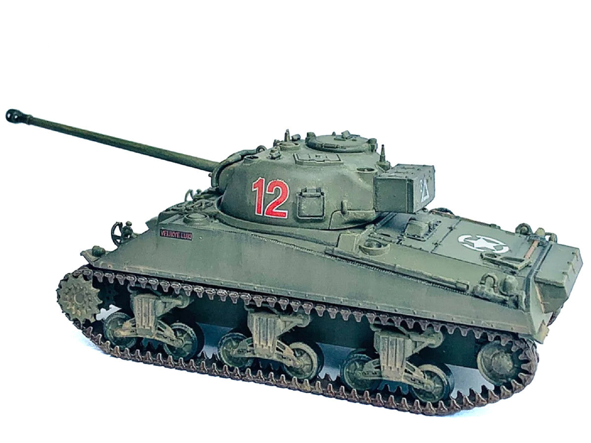 British Sherman Firefly Vc Tank #12 "3 Troop A Sqd. Northamptonshire Yeomanry France" (1944) "NEO Dragon Armor" Series 1/72 Plastic Model by Dragon Models Dragon Models