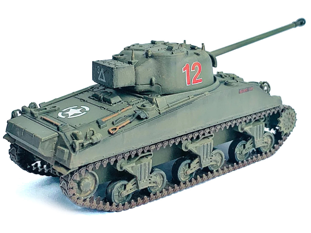 British Sherman Firefly Vc Tank #12 "3 Troop A Sqd. Northamptonshire Yeomanry France" (1944) "NEO Dragon Armor" Series 1/72 Plastic Model by Dragon Models Dragon Models