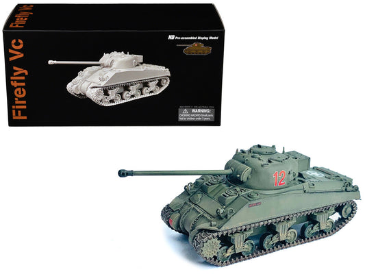 British Sherman Firefly Vc Tank #12 "3 Troop A Sqd. Northamptonshire Yeomanry France" (1944) "NEO Dragon Armor" Series 1/72 Plastic Model by Dragon Models Dragon Models