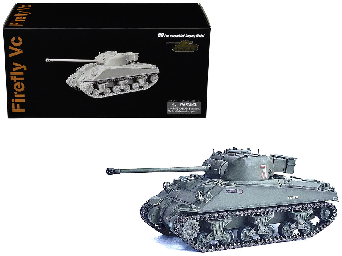 British Sherman Firefly Vc Tank #71 "13th/18th Royal Hussars Armoured Brigade Normandy France" (1944) "NEO Dragon Armor" Series 1/72 Plastic Model by Dragon Models Dragon Models