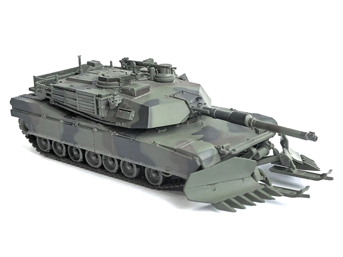 United States M1A2 SEP (System Enhancement Package) Tank with Mine Plow (Plowing Mode) "United States Army 1st Battalion 16th Cav. Reg. Fort Knox" (2002)" Green Camouflage "NEO Dragon Armor" Series 1/72 Plastic Model by Dragon Models Dragon Models