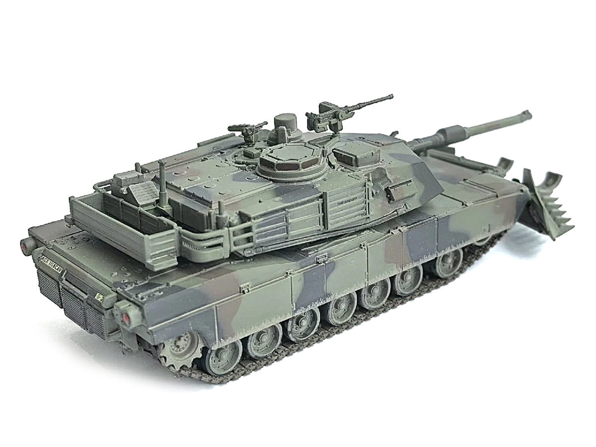 United States M1A2 SEP (System Enhancement Package) Tank with Mine Plow (Plowing Mode) "United States Army 1st Battalion 16th Cav. Reg. Fort Knox" (2002)" Green Camouflage "NEO Dragon Armor" Series 1/72 Plastic Model by Dragon Models Dragon Models