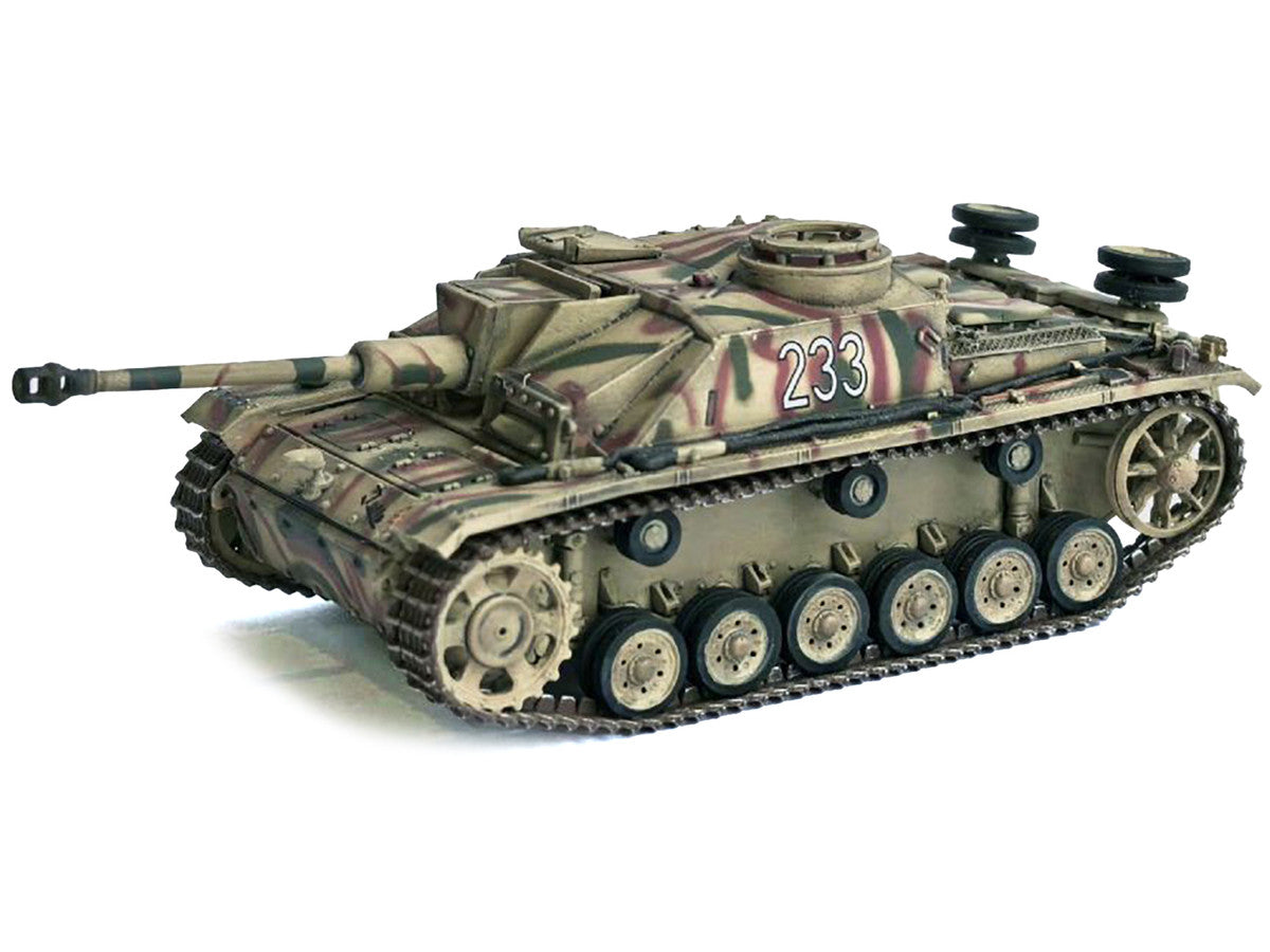 Germany StuG III Ausf. G "Early Production" Tank "#233 Pz.Abt. 103 3.Pz.Gren. Div. Rome" (1943) "NEO Dragon Armor" Series 1/72 Plastic Model by Dragon Models Dragon Models