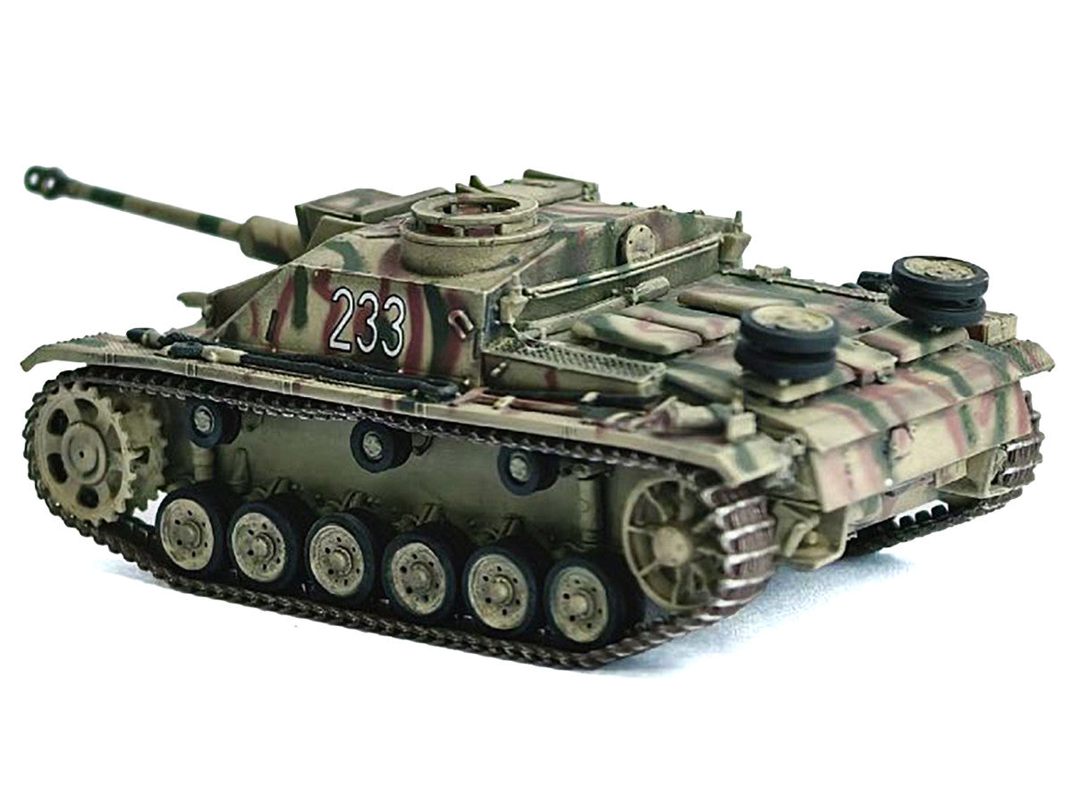 Germany StuG III Ausf. G "Early Production" Tank "#233 Pz.Abt. 103 3.Pz.Gren. Div. Rome" (1943) "NEO Dragon Armor" Series 1/72 Plastic Model by Dragon Models Dragon Models