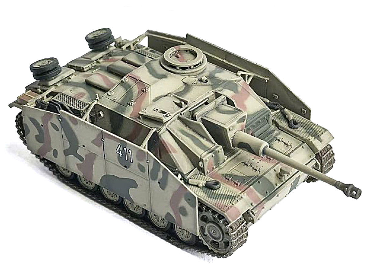 Germany StuG.III Ausf.G Early Production Tank with Schurzen #411 "Panzer Abteilung 115 Italy" (1943) "NEO Dragon Armor" Series 1/72 Plastic Model by Dragon Models-0