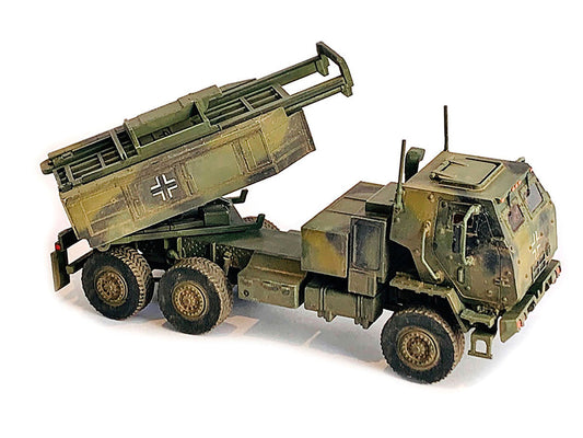 Ukraine M142 High Mobility Artillery Rocket System (HIMARS) Green Camouflage "NEO Dragon Armor" Series 1/72 Plastic Model by Dragon Models Dragon Models