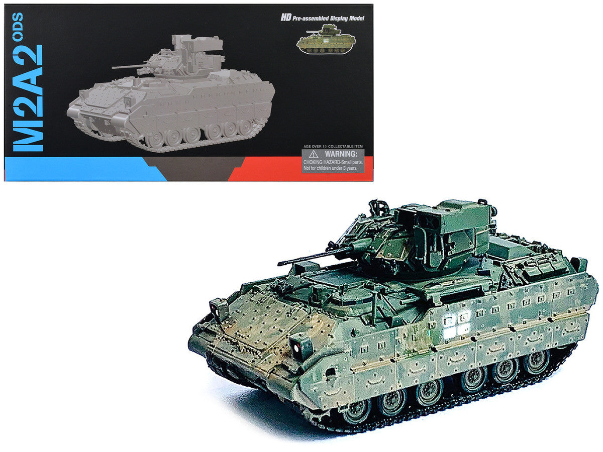 Ukraine M2A2 ODS Light Tank Green Camouflage (Weathered) "NEO Dragon Armor" Series 1/72 Plastic Model by Dragon Models Dragon Models