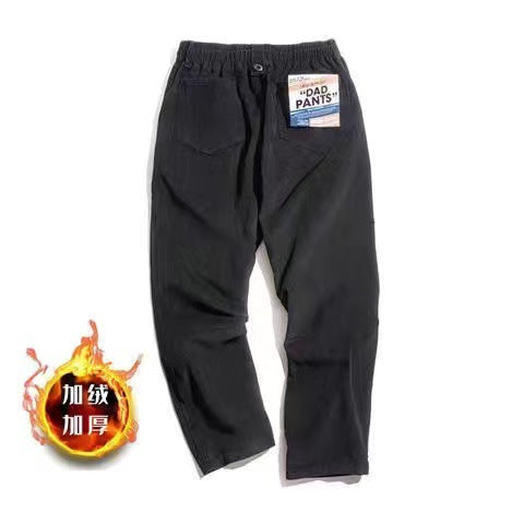 Men's Casual Khaki Corduroy Pants for Autumn/Winter Pi-Mart
