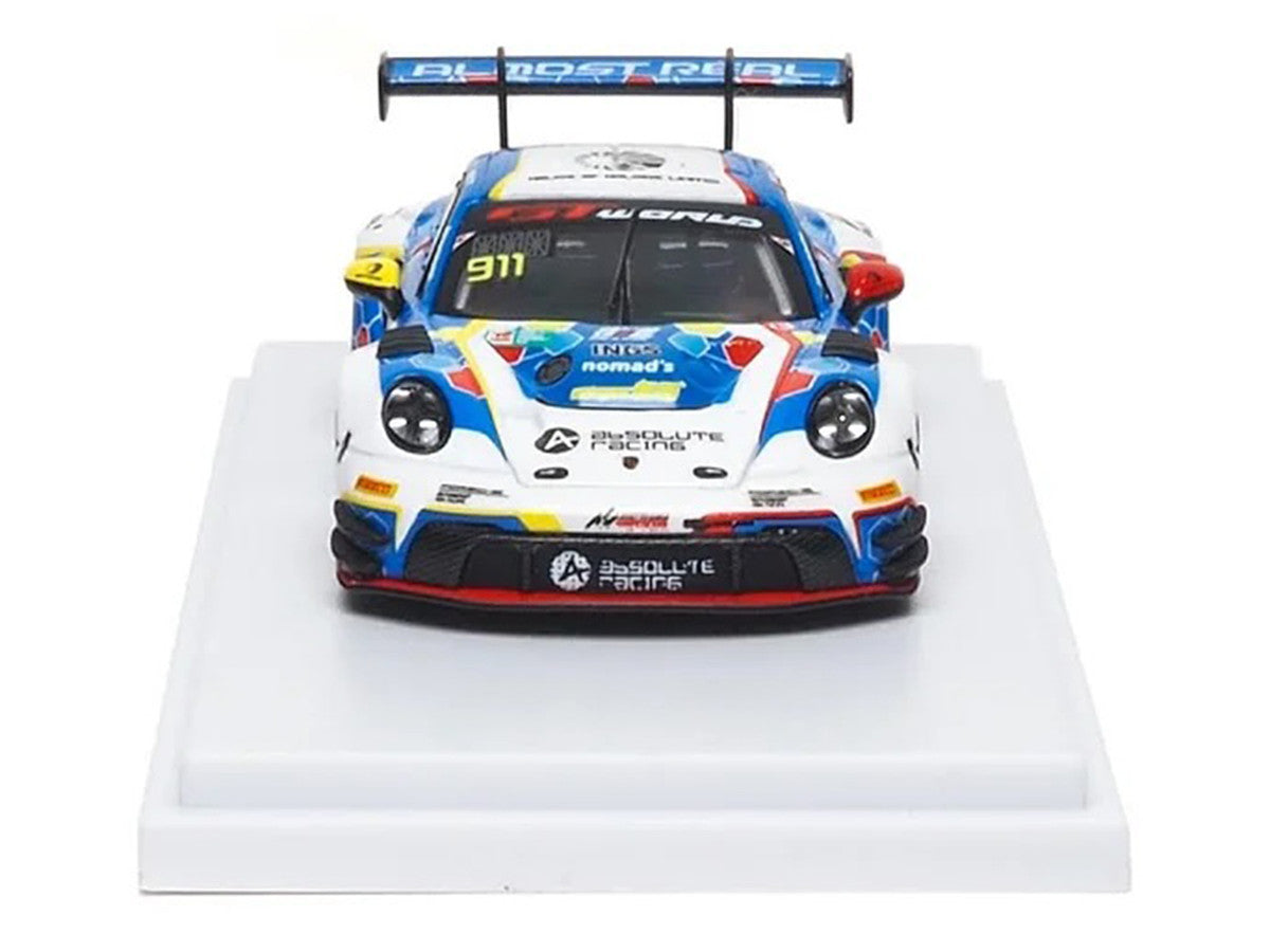 Porsche 911 GT3 R (992) #911 Alessandro Ghiretti - Huang Ruohan "Absolute Racing Presentation Car" "GT World Challenge Asia - Sepang" (2026) 1/64 Diecast Model Car by Almost Real Almost Real