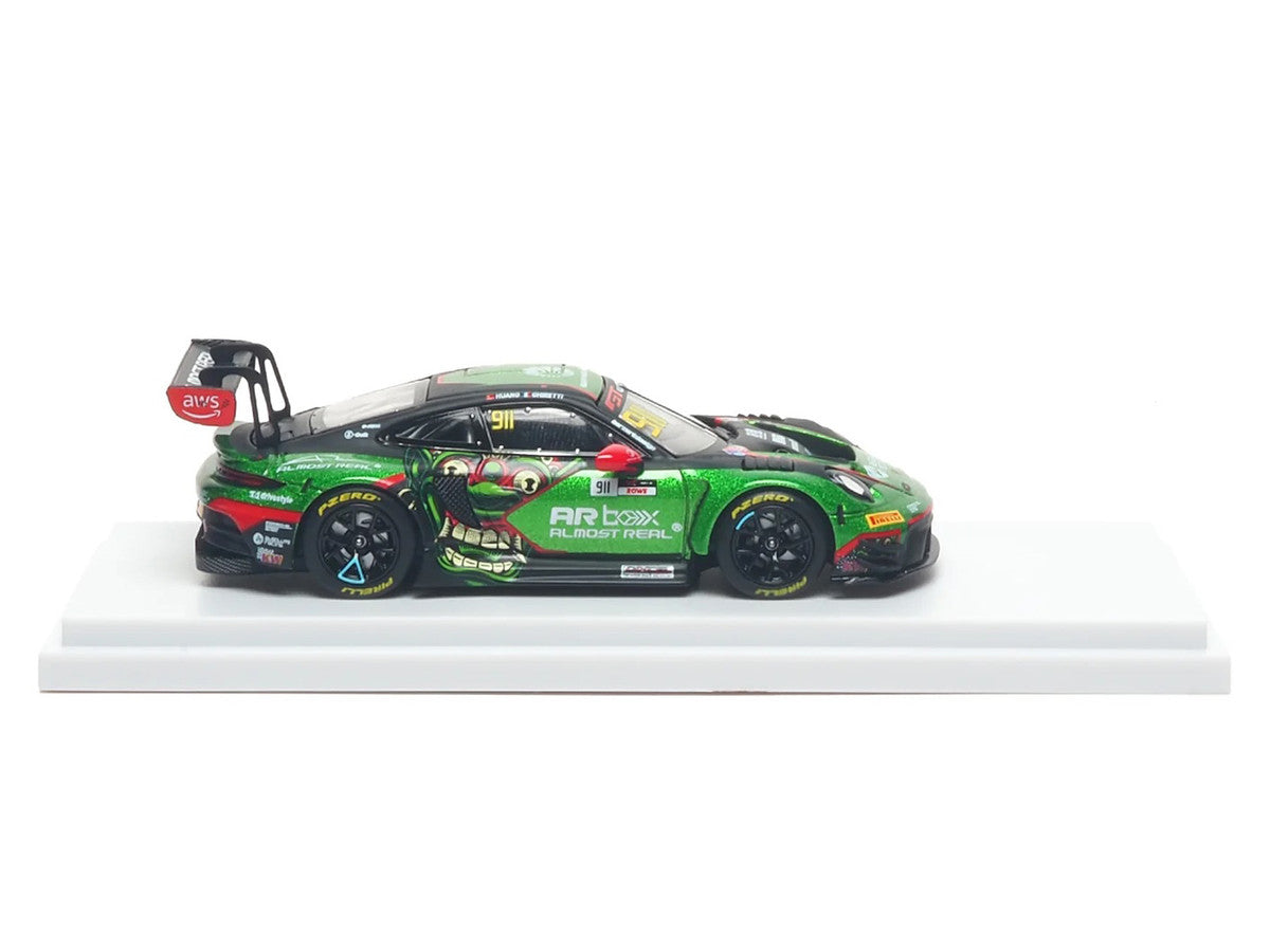 Porsche 911 GT3 R (992) #911 Alessandro Ghiretti - Huang Ruohan "Absolute Racing" "GT World Challenge Asia - Mandalika" (2026)  1/64 Diecast Model Car by Almost Real Almost Real
