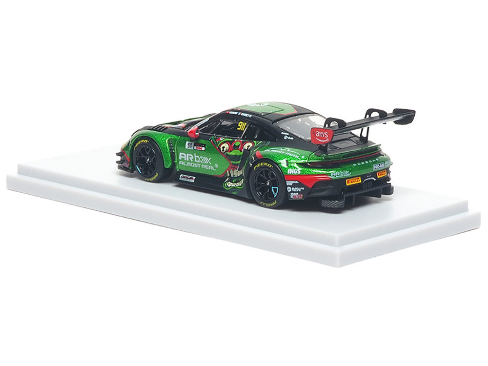 Porsche 911 GT3 R (992) #911 Alessandro Ghiretti - Huang Ruohan "Absolute Racing" "GT World Challenge Asia - Mandalika" (2026)  1/64 Diecast Model Car by Almost Real Almost Real