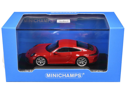 2025 Porsche 911 (992.2) GT3 Touring Red Limited Edition to 240 pieces Worldwide 1/64 Diecast Model Car by Minichamps Minichamps