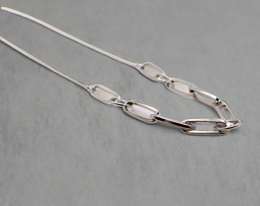 Silver Serenity Chain Necklace – Luxury Silver Statement Necklace Le Réussi