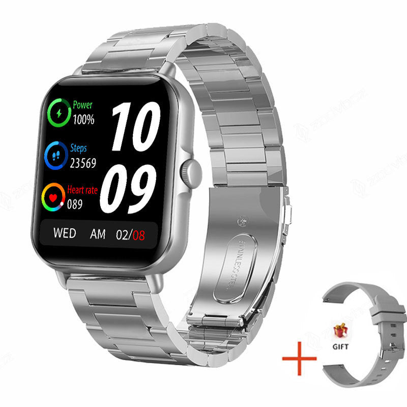 Bluetooth Talk Smartwatch 1.69 Color Screen Voice Assistant Blood Pressure Heart Rate