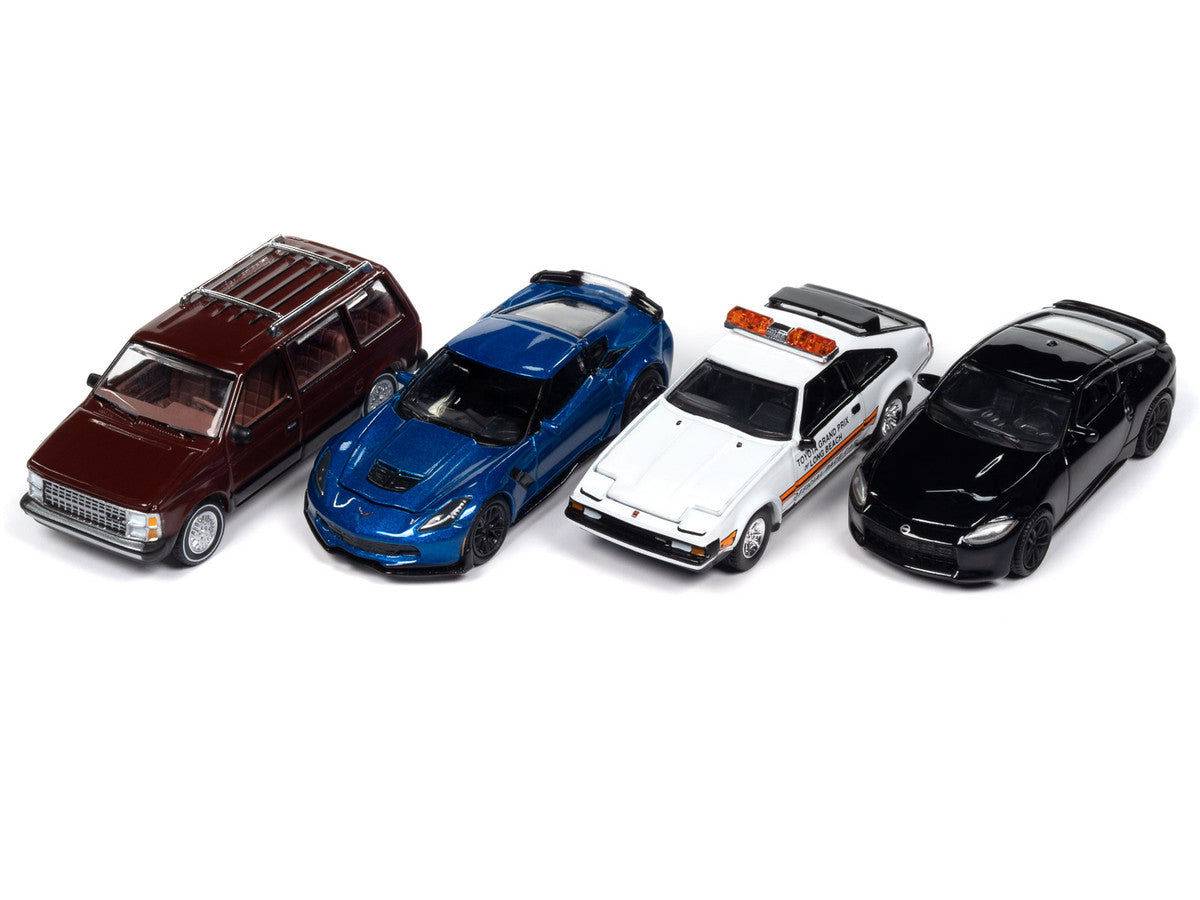 Auto World Premium 2024 Set B of 6 pieces Release 2 1/64 Diecast Model Cars by Auto World Autoworld
